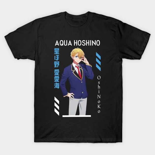 Aqua Hoshino T-Shirt by The Iconic Arts